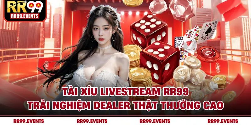 Tài Xỉu Livestream RR99 - Trải Nghiệm Dealer Thật Thưởng Cao